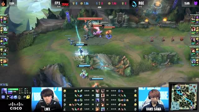 FPX横扫RGE，Ming关键制胜